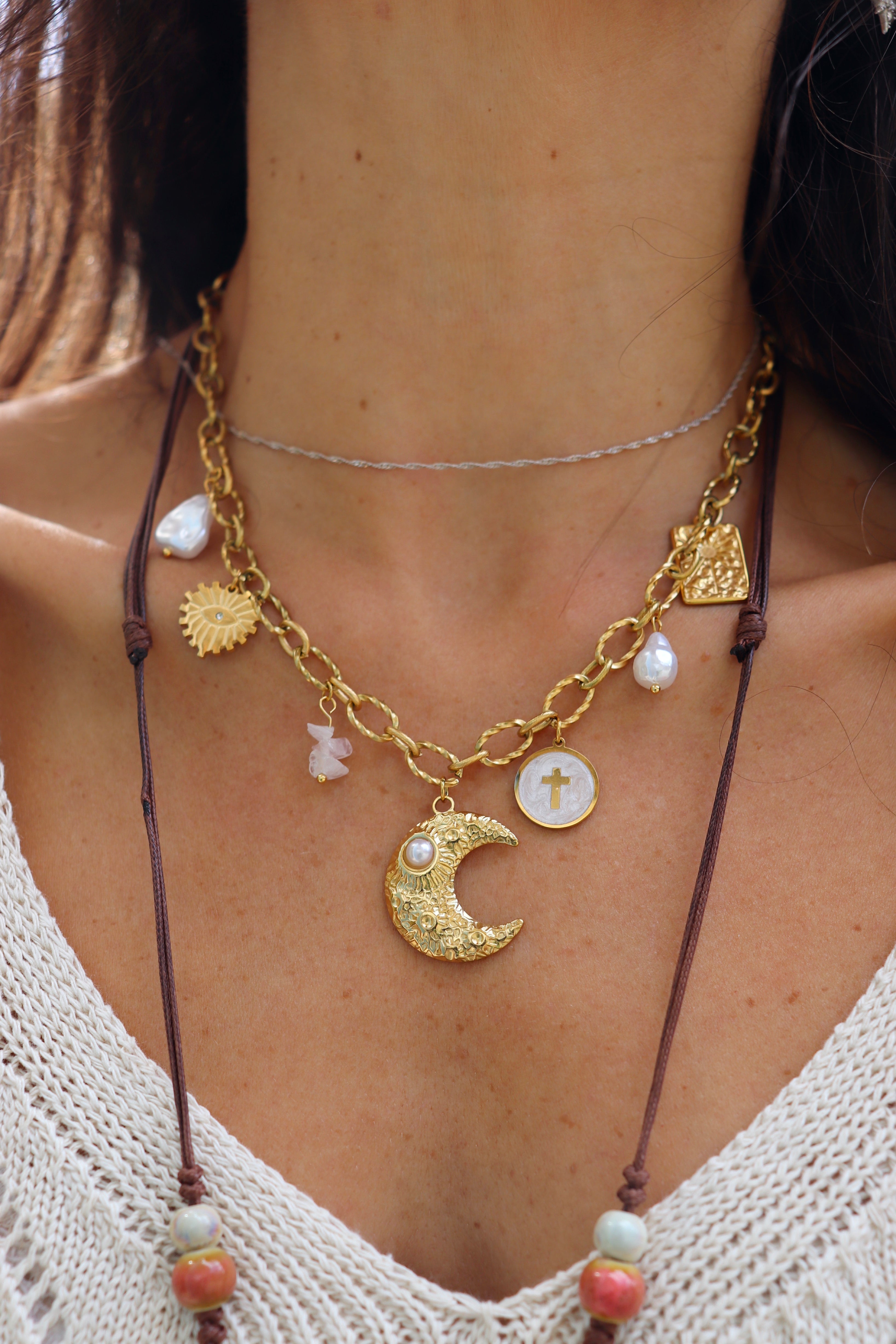 Moon Charm Necklace