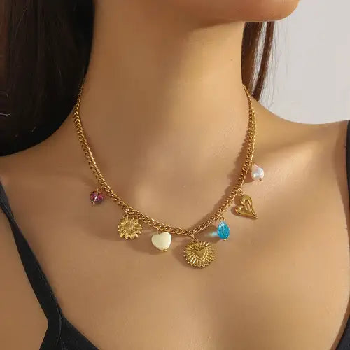 All Hearts Charm Necklace