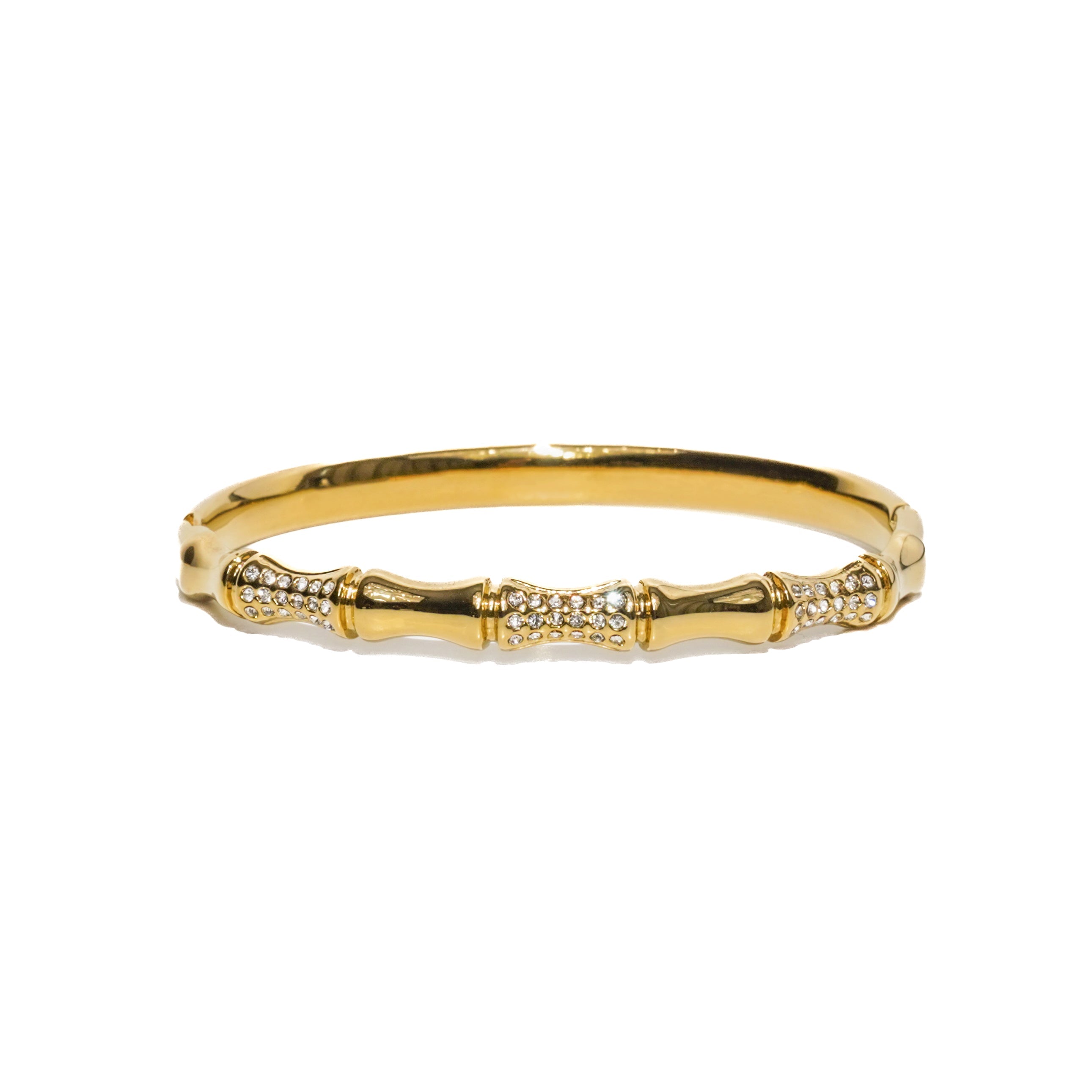 Zircon Bamboo Bracelet