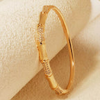 Zircon Bamboo Bracelet