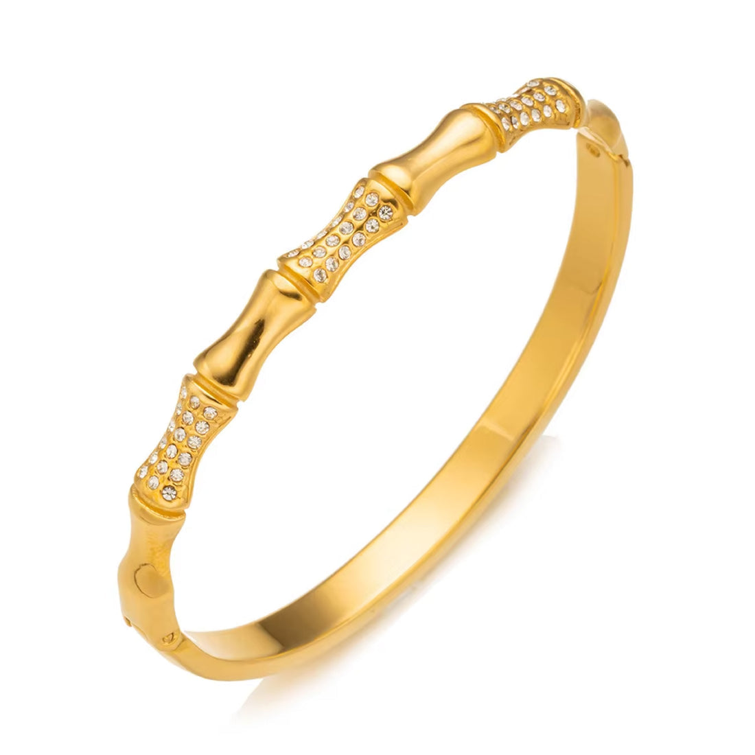Zircon Bamboo Bracelet