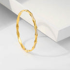 Zircon Bamboo Bracelet