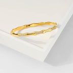Zircon Bamboo Bracelet