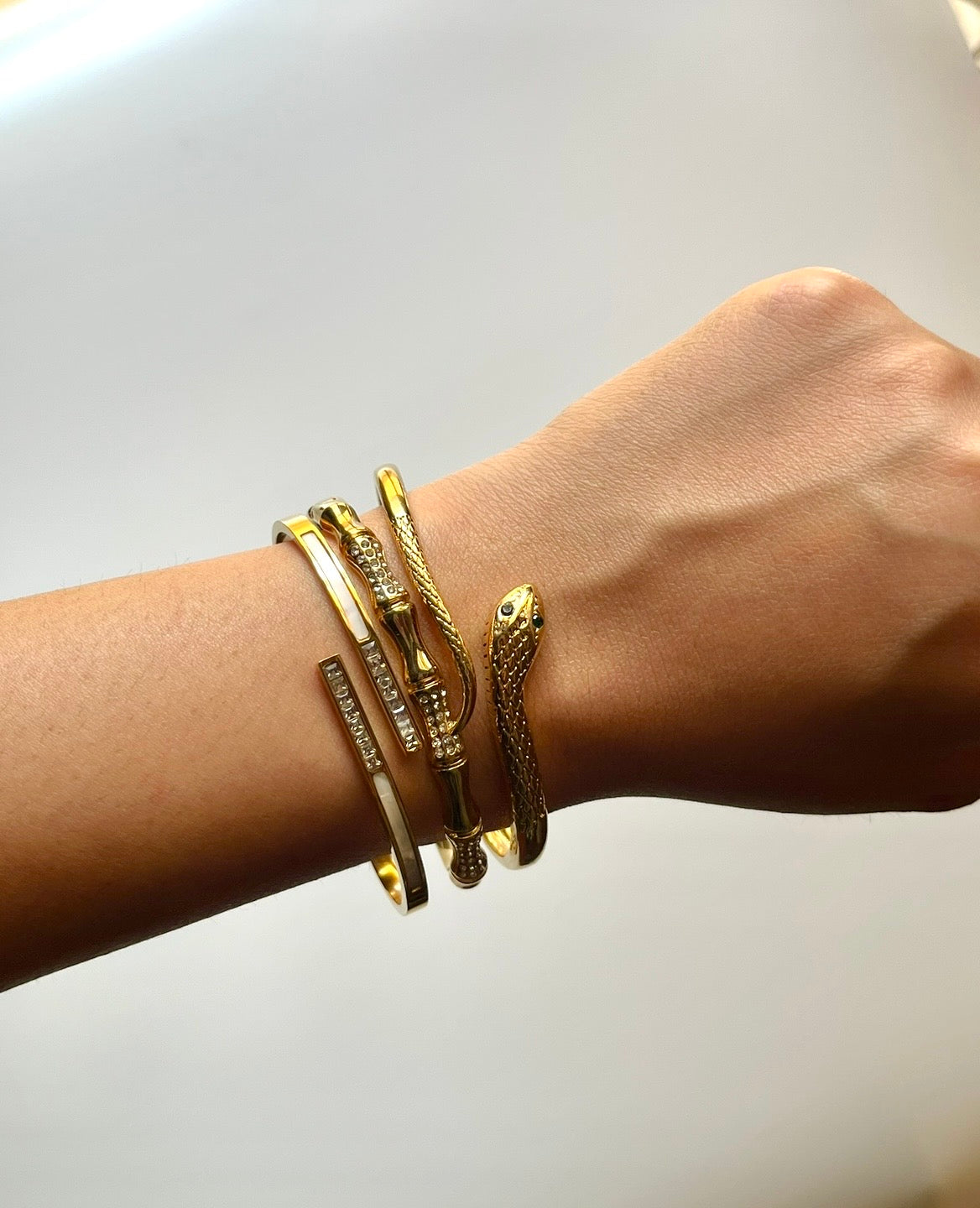 Serpent Bangle Bracelet