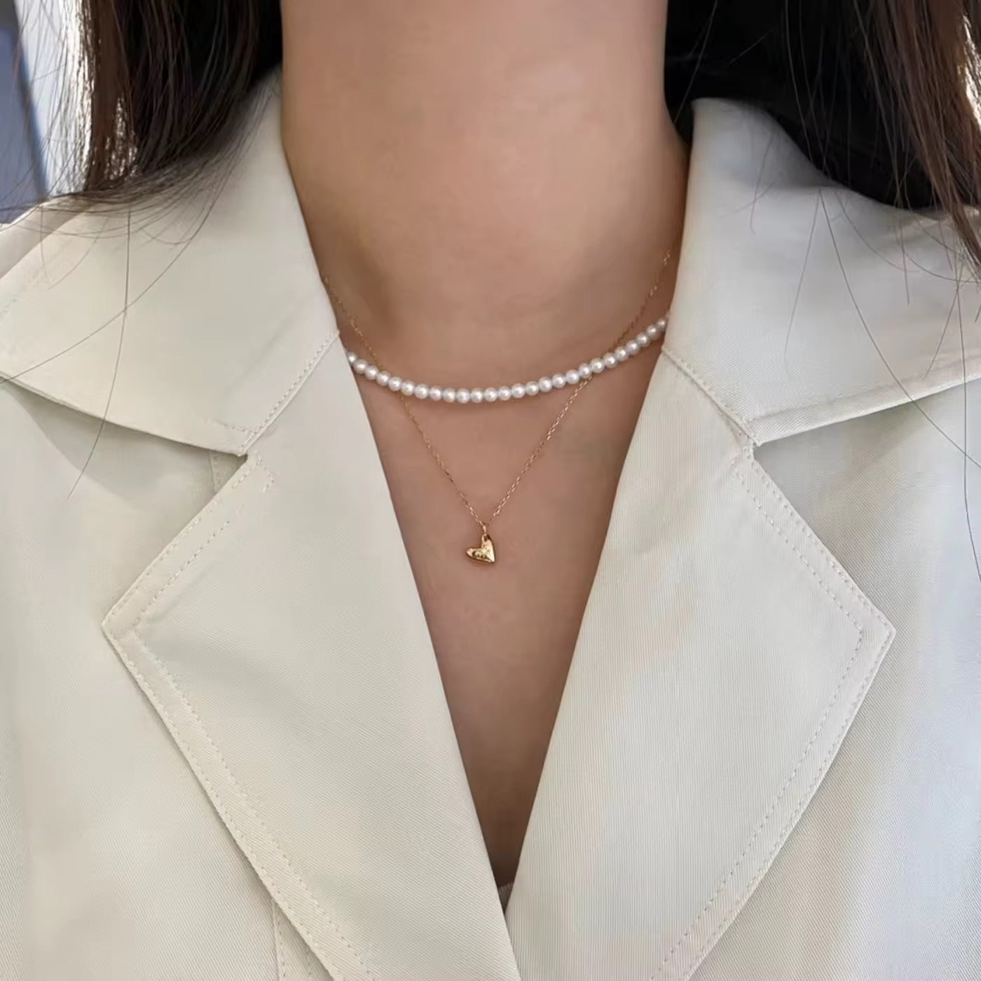 Star Heart Pendant Necklace