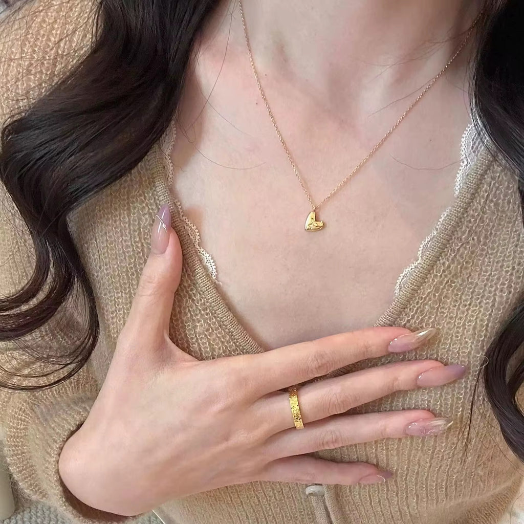 Star Heart Pendant Necklace