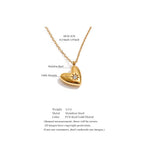 Star Heart Pendant Necklace