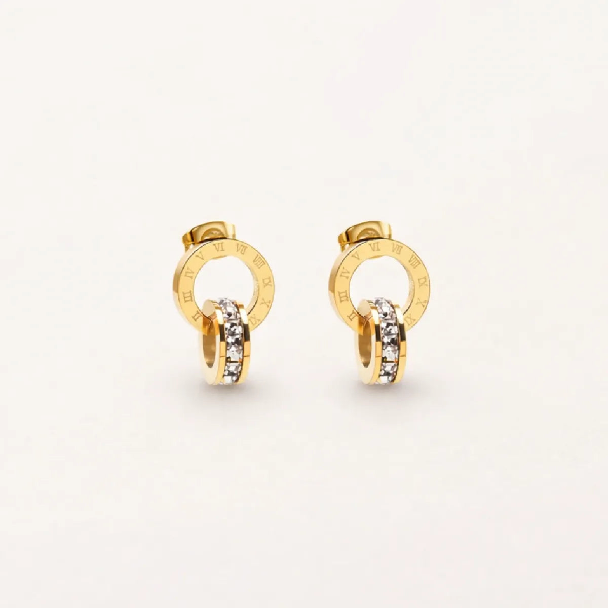 Roman Link Earrings