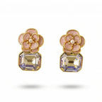 Cubic Zirconia Crystal Earrings