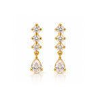 Solenne Diamond Drop Earrings