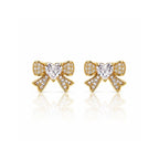 Sweetheart Bow Studs