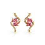 Swirl Crystal Studs