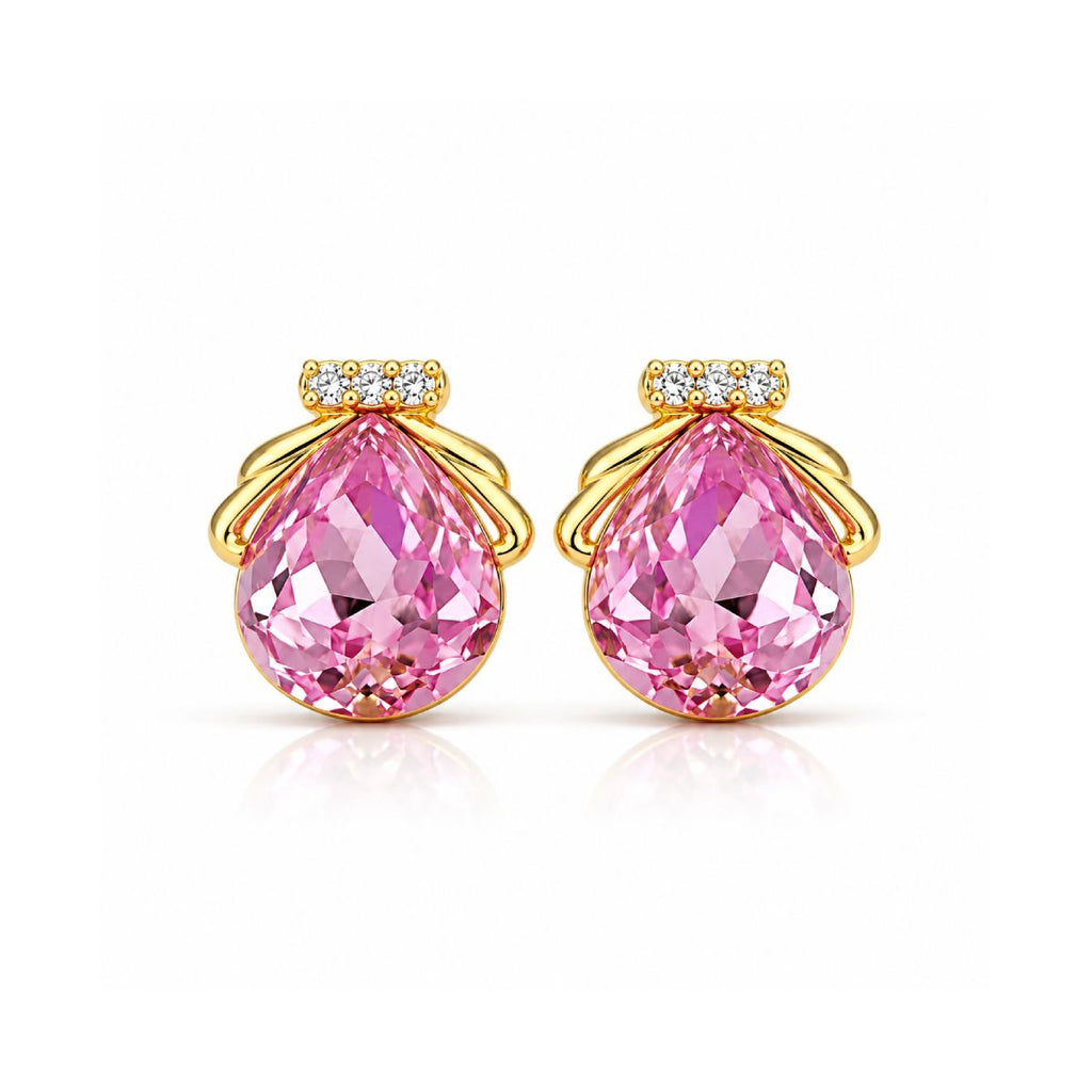 Teardrop Solitaire Studs