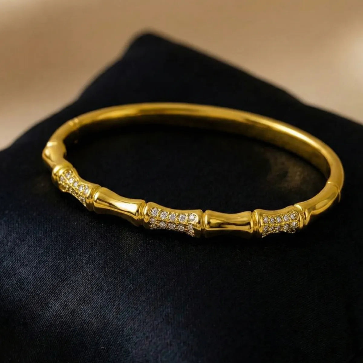Zircon Bamboo Bracelet