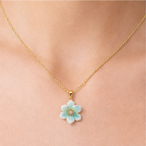 Mint Blossom Necklace