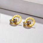 Roman Link Earrings