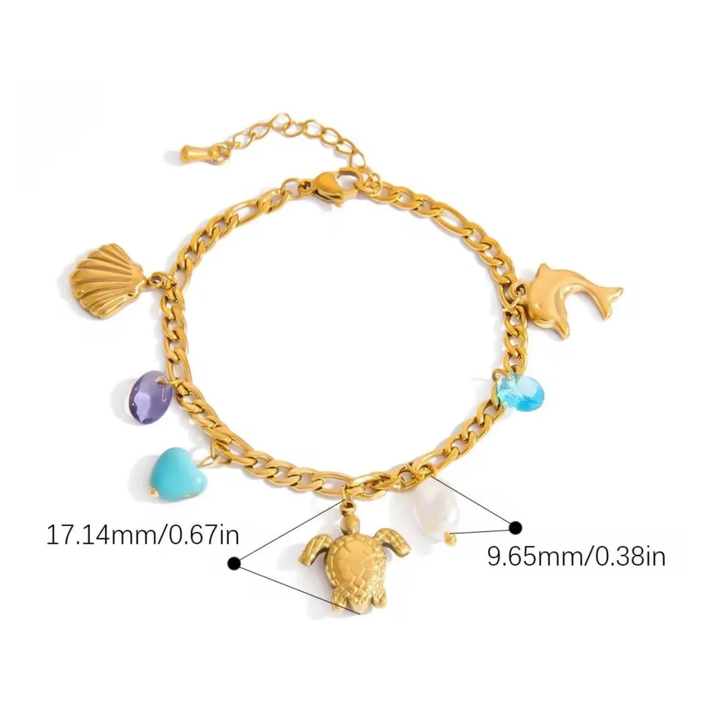 Turtle Charm Bracelet