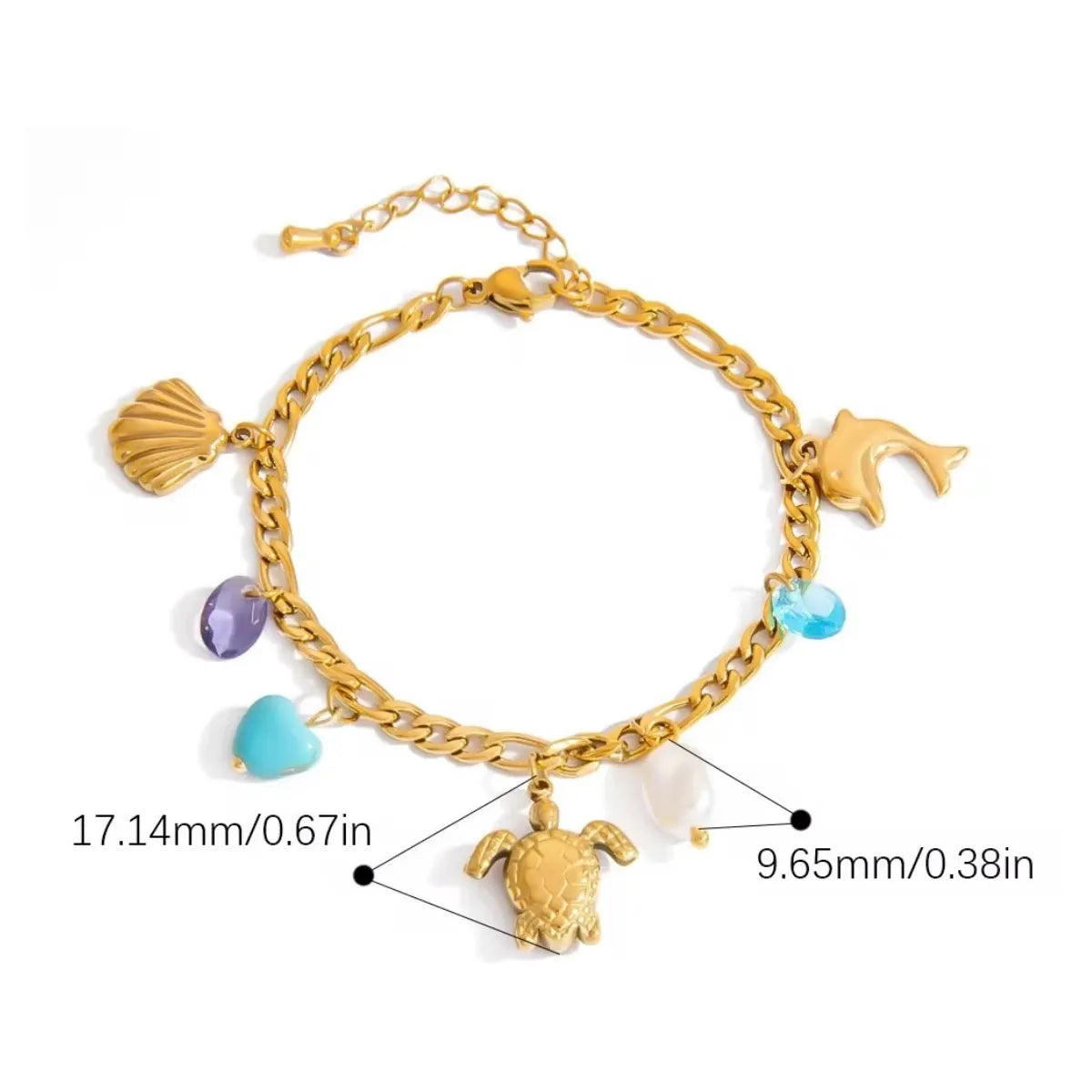 Turtle Charm Bracelet