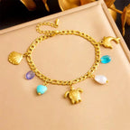Turtle Charm Bracelet