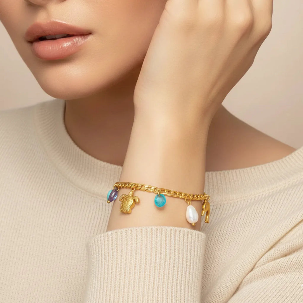 Turtle Charm Bracelet
