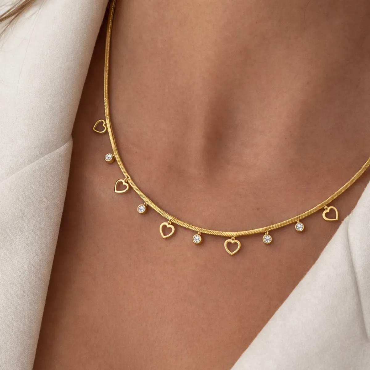 Angela Zircon Necklace