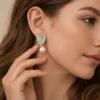 Butterfly Pearl Earrings