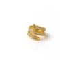 Della Marquise cut Adjustable Ring– 18K Gold Plated