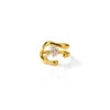 Mia Statement Adjustable Ring– 18K Gold Plated