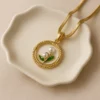 Pearl Blossom Necklace– 18K Gold Plated