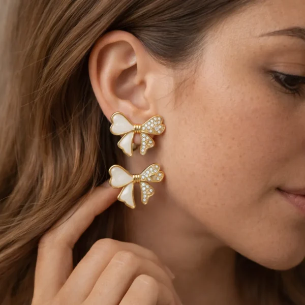 Dainty Bow Earrings