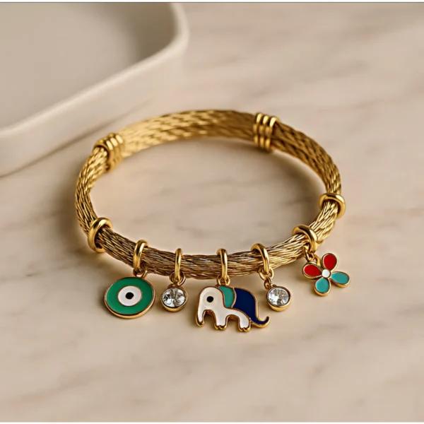 Elephant Charm Bracelet