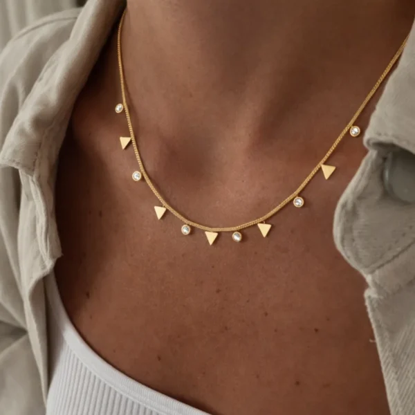 maya zircon necklace