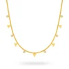 Maya Zircon Studded Necklace – 18K Gold Plated
