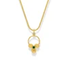 Emerald Petal Necklace– 18K Gold Plated