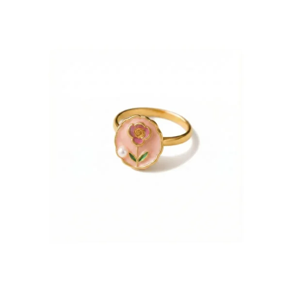 Rosie Adjustable Ring– 18K Gold Plated