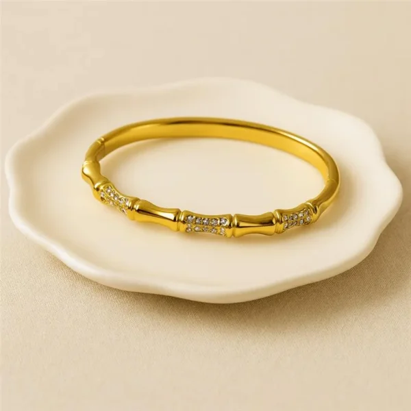 Bamboo style bracelet