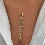 Long Y Multicolor Necklace