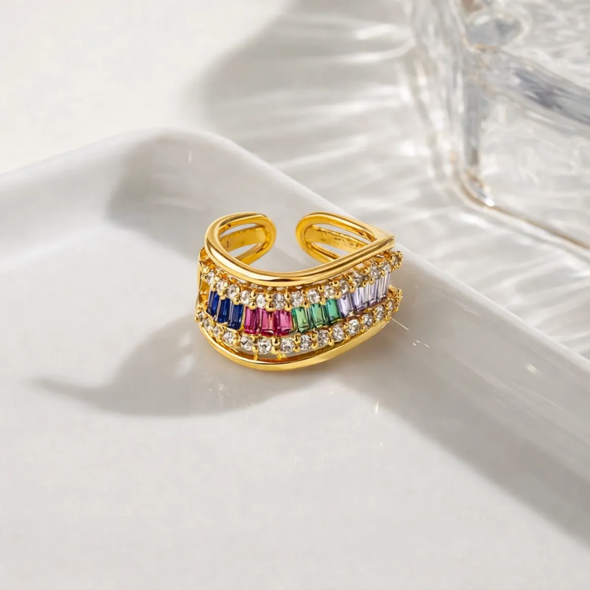 Baguette Multicolor Zirconia