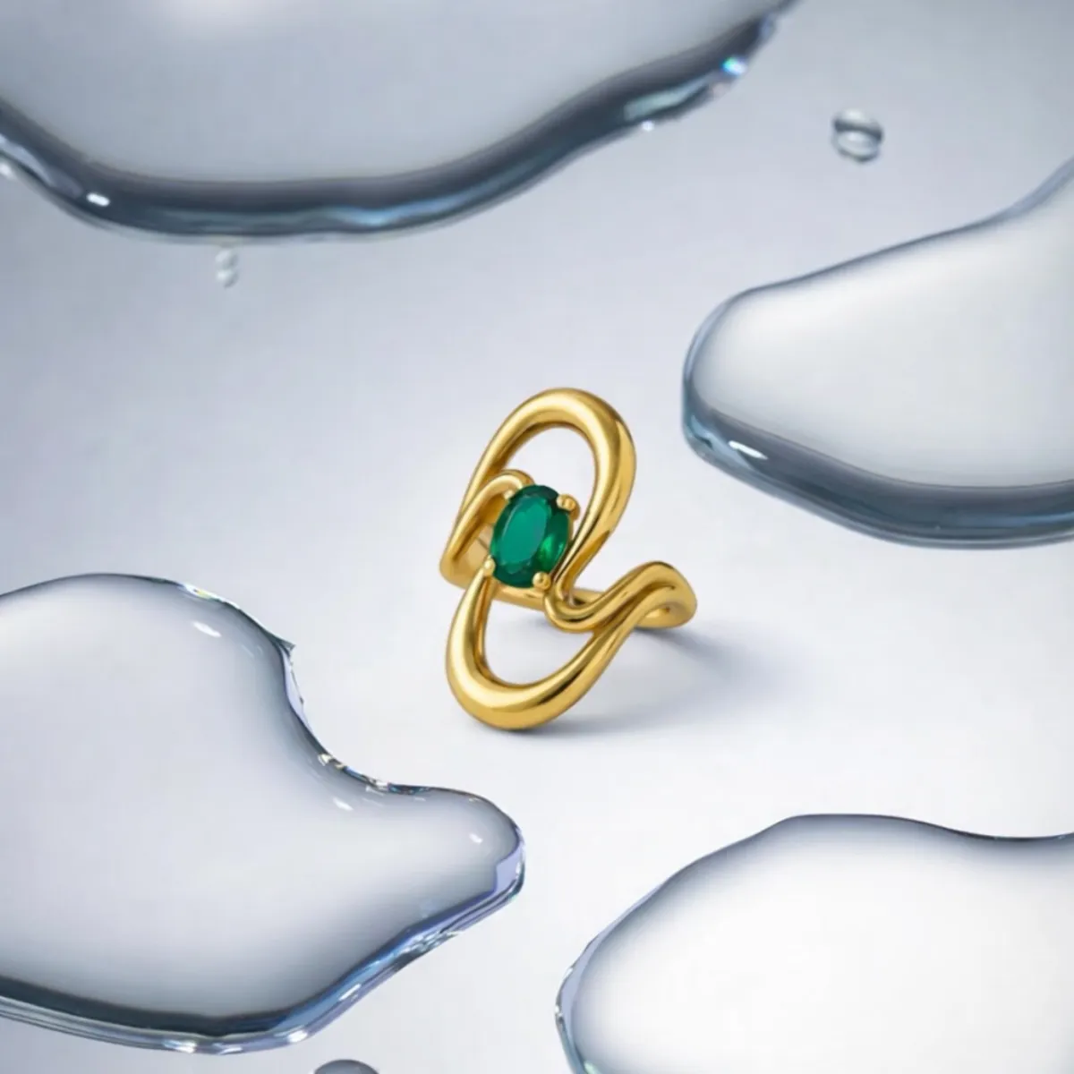 Leah Statement Adjustable Ring