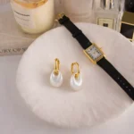 Luna Link Drop Earrings