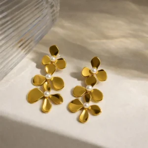Flora Pearl Statement Earrings