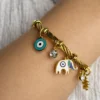 Elephant Charm Bracelet– 18K Gold Plated