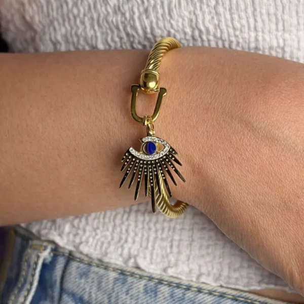 Evil Eye Luxe Bracelet– 18K Gold Plated