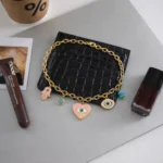 Daisy Hamza Semi Precious Stone Charm Necklace