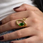 Cove Statement Adjustable Ring