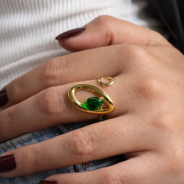 Cove Statement Adjustable Ring