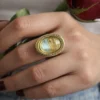 Vintage Mother of Pearl Adjustable Ring